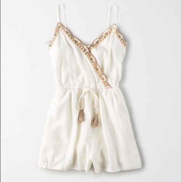 Crochet wrap front romper - Picture 2 of 4